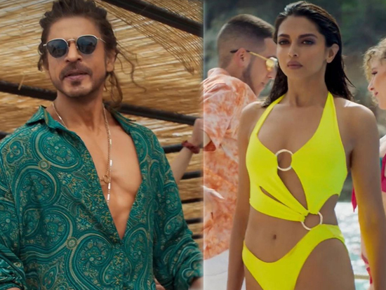 SRK n Deepika in Besharam Rang